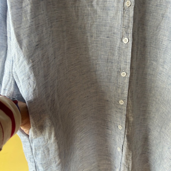 LinenMe Paula European Linen Shirt-Dress Size XL/US14 - Picture 9 of 14